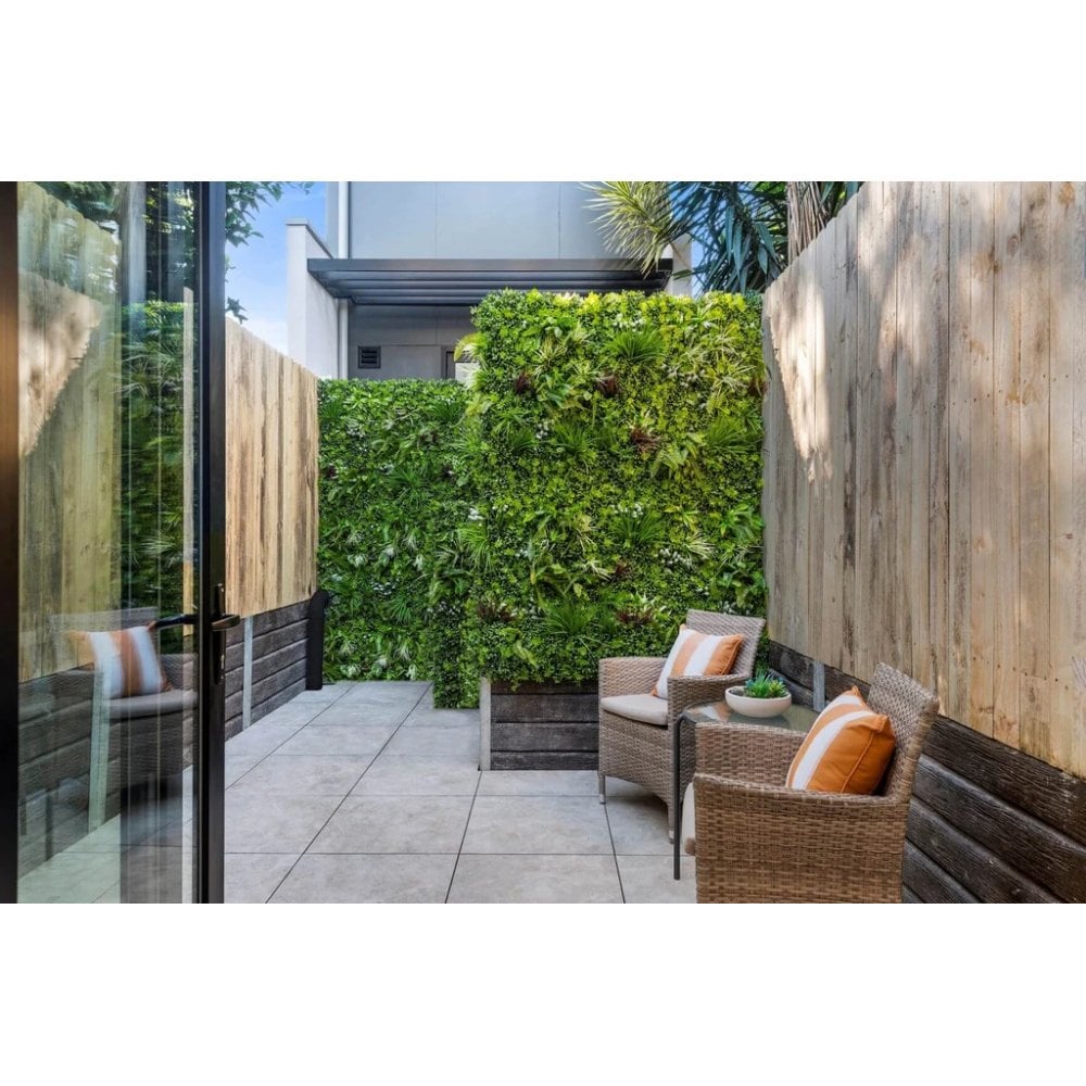 Artificial UV Luxury Urban Jungle Green Wall 50cm Panel