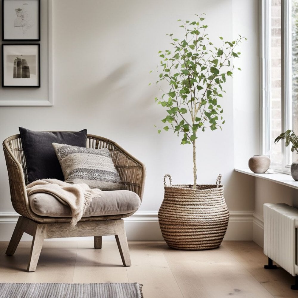 Artificial White Stem Birch Tree 160cm