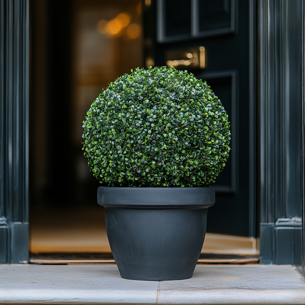 Artificial Boxwood Topiary Ball