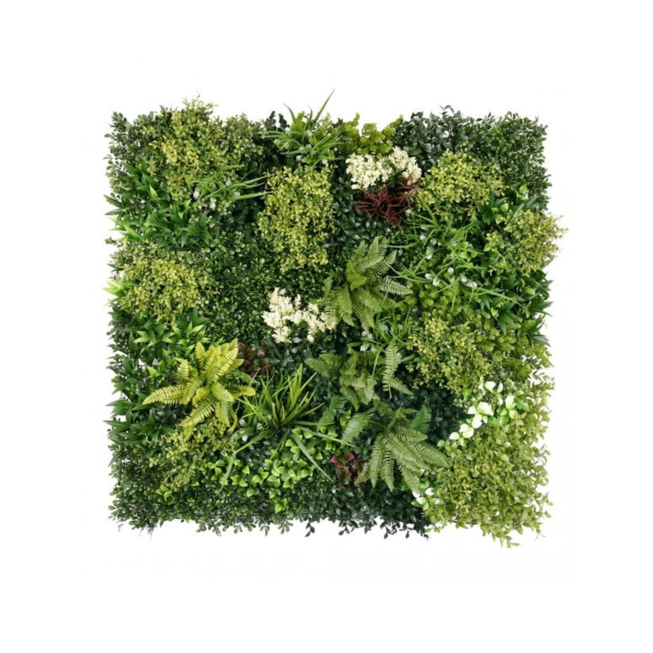 Artificial UV Floral Luxe Leaf Green Wall